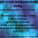 Antigeen testen