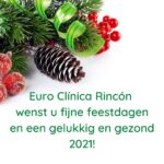 Euro Clínica Rincón wenst u fijne feestdagen en een gelukkig en gezond nieuw jaar!