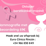 In oktober borstkanker-maand: mammografie met beoordeling 69€