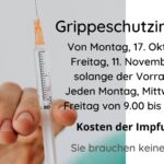 Grippeimpfung vom 17. Oktober